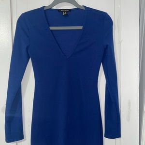 Royal Blue Mini Dress